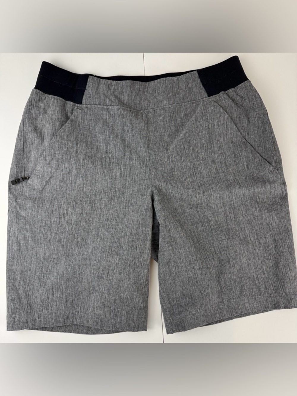 Wind River No Fly Zone Lined Hiking Bermuda Shorts Gray Mosquito Repellent Sz 8